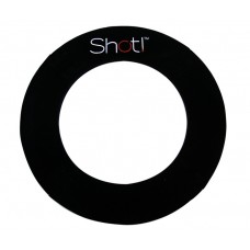 Shot 1 Piece Dartboard Surround Black